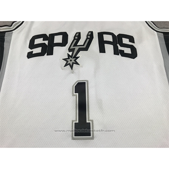 Maillot San Antonio Spurs Victor Wembanyama #1 Association 2022-23 Blanc